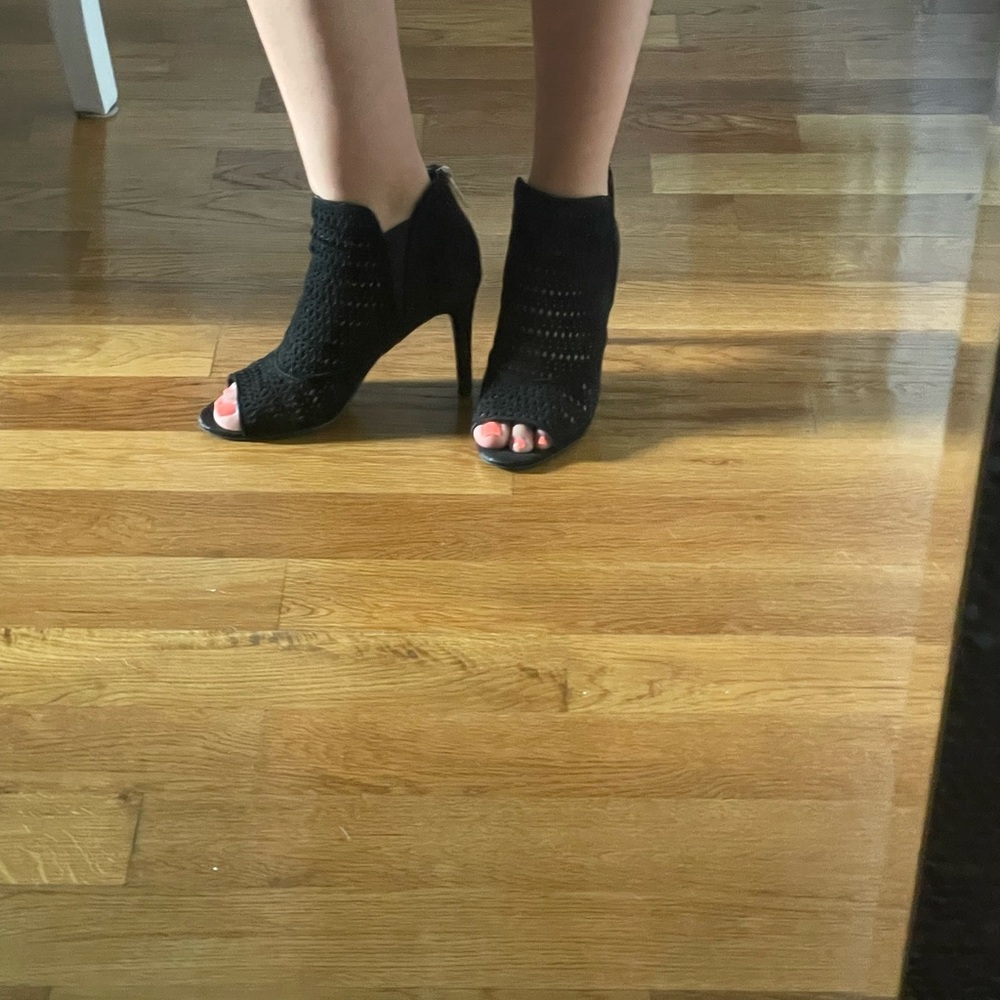 Unisa Black Heels Elegant Footwear
